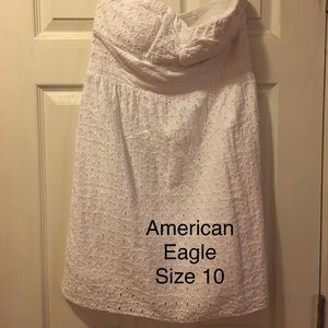 American eagle strapless dress